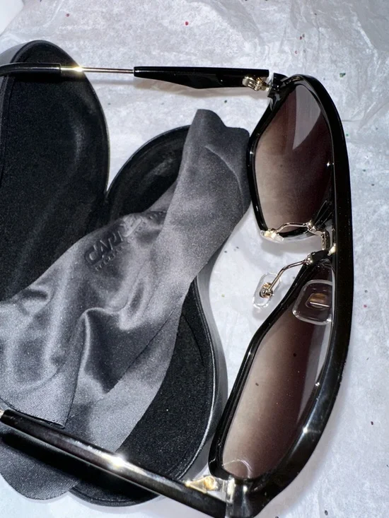 Carrera Black Frame Sunglasses with Gradient Brown Lenses - Picture 3 of 8